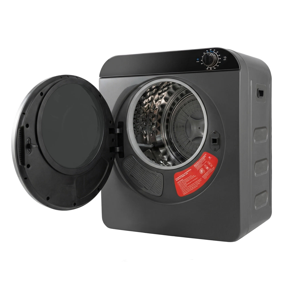 Asciugatrice Compatta 3 kg 830 W con Riscaldamento PTC; Cestello Inox; 4 Programmi e Montaggio a Parete