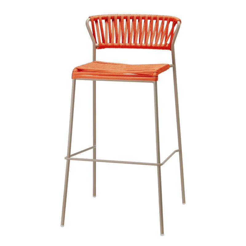 SGABELLO LISA FILÒ CORDA NAUTICA HT 65 MADE IN ITALY SCAB DESIGN