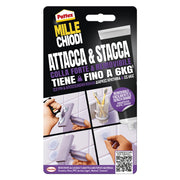 Adesivo trasparente attacca e stacca 44 g