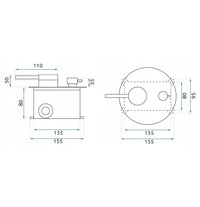 Set Doccia Da Incasso Rea Foss Clif Nickel Brush + Box