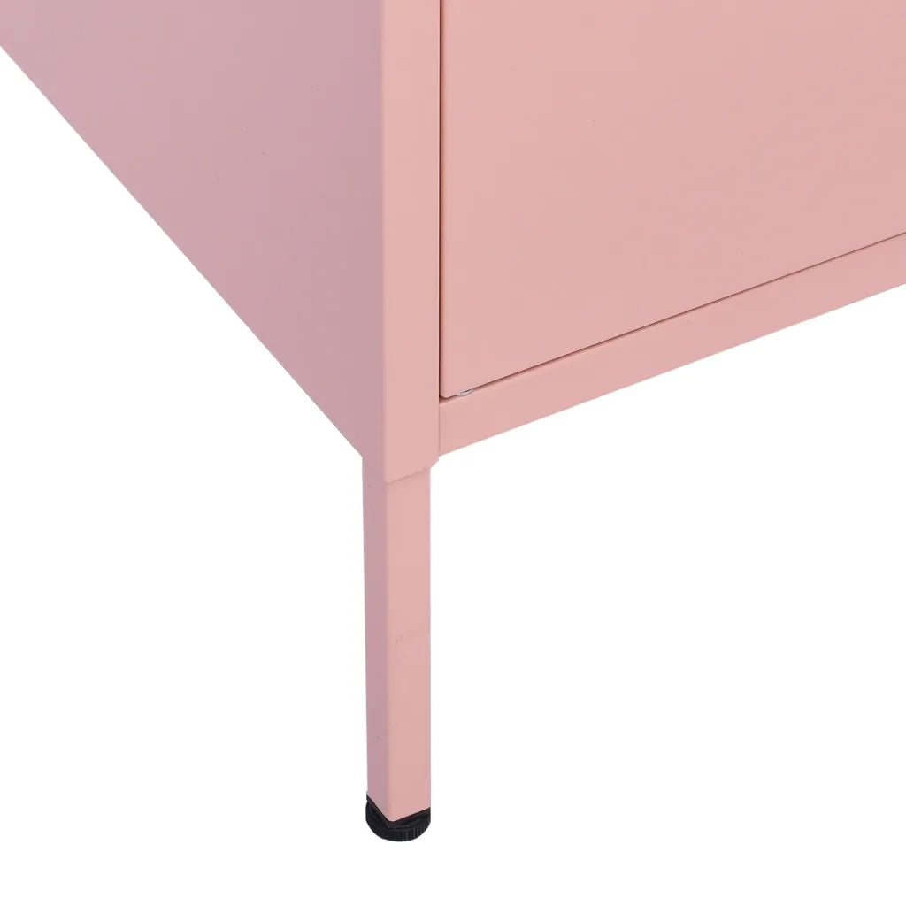 Armadietto Rosa 80x35x101,5 cm in Acciaio cod mxl 41510