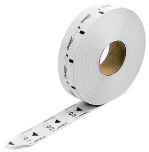 24000 Tickets per Distributore Eliminacode D900 Confezione 6 Rotoli x 4000 Visel Bianchi