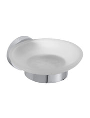 Portasapone da parete in vetro OMEGA 11x5,5x12,5cm