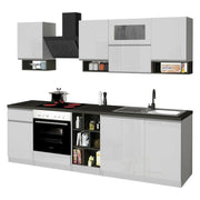 Cucinino Attiko, Cucina un Cassetto Made in Italy, Bianco Lucido