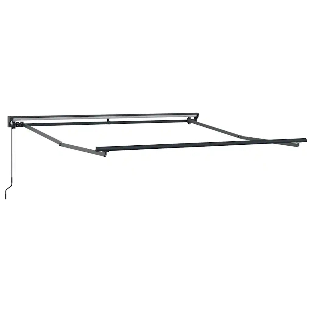 vidaXL Tenda Retrattile Marrone 300x250 cm Tessuto