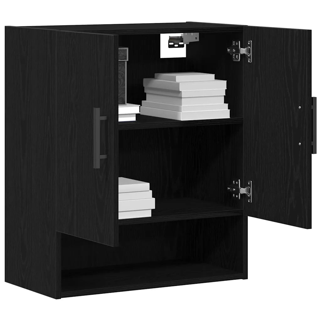 Mobile a muro Rovere Nero 60 x 31 x 70 cm Legno multistrato 862942