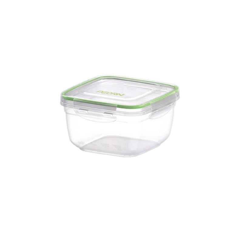 Contenitori Frigobox da Cucina Chiusura Ermetica Quadrato 500 ml Pedrini