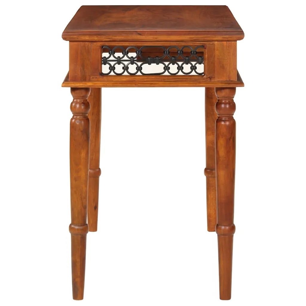 Scrivania con Cassetto 110x50x76 cm in Legno Massello di Acacia 356973