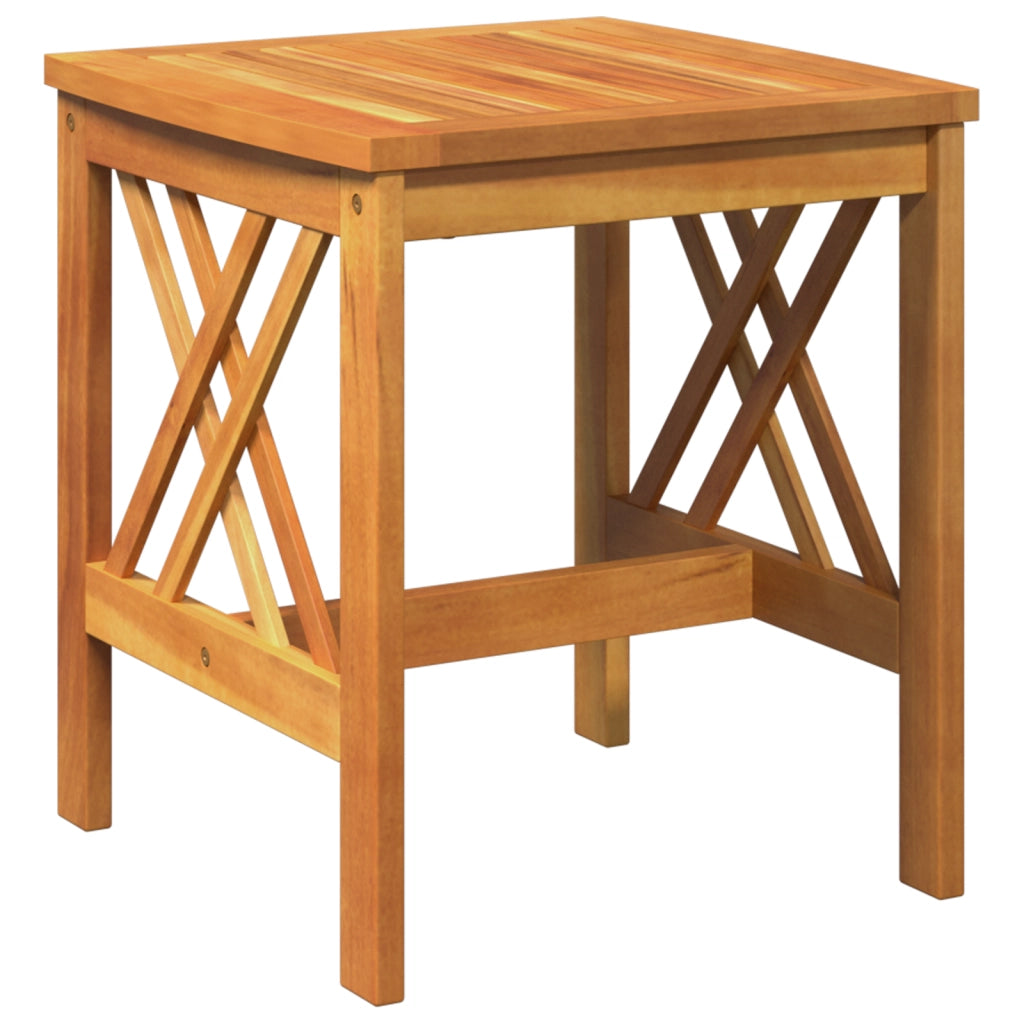 Set da giardino in 3 pezzi con cuscini in legno massello di acacia