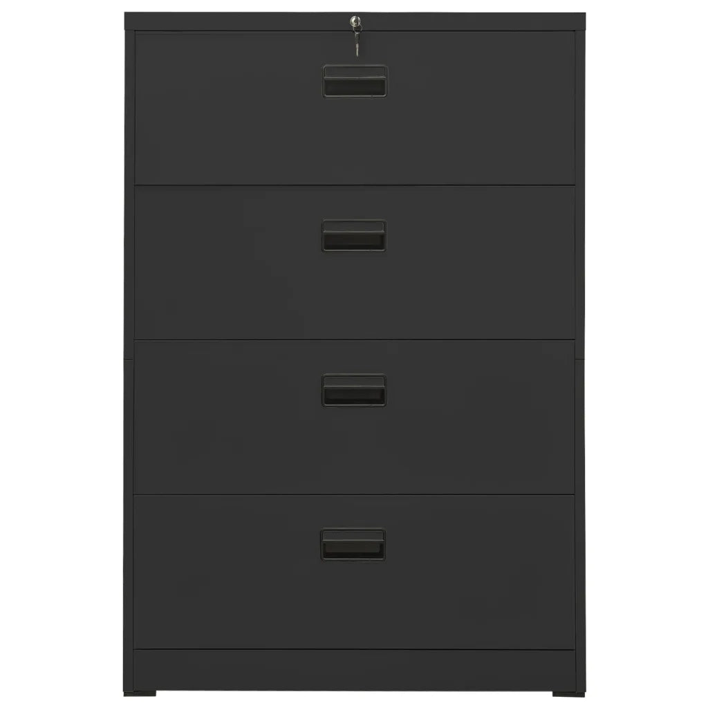 Armadio Classificatore Antracite 90x46x134 cm in Acciaio cod mxl 65340