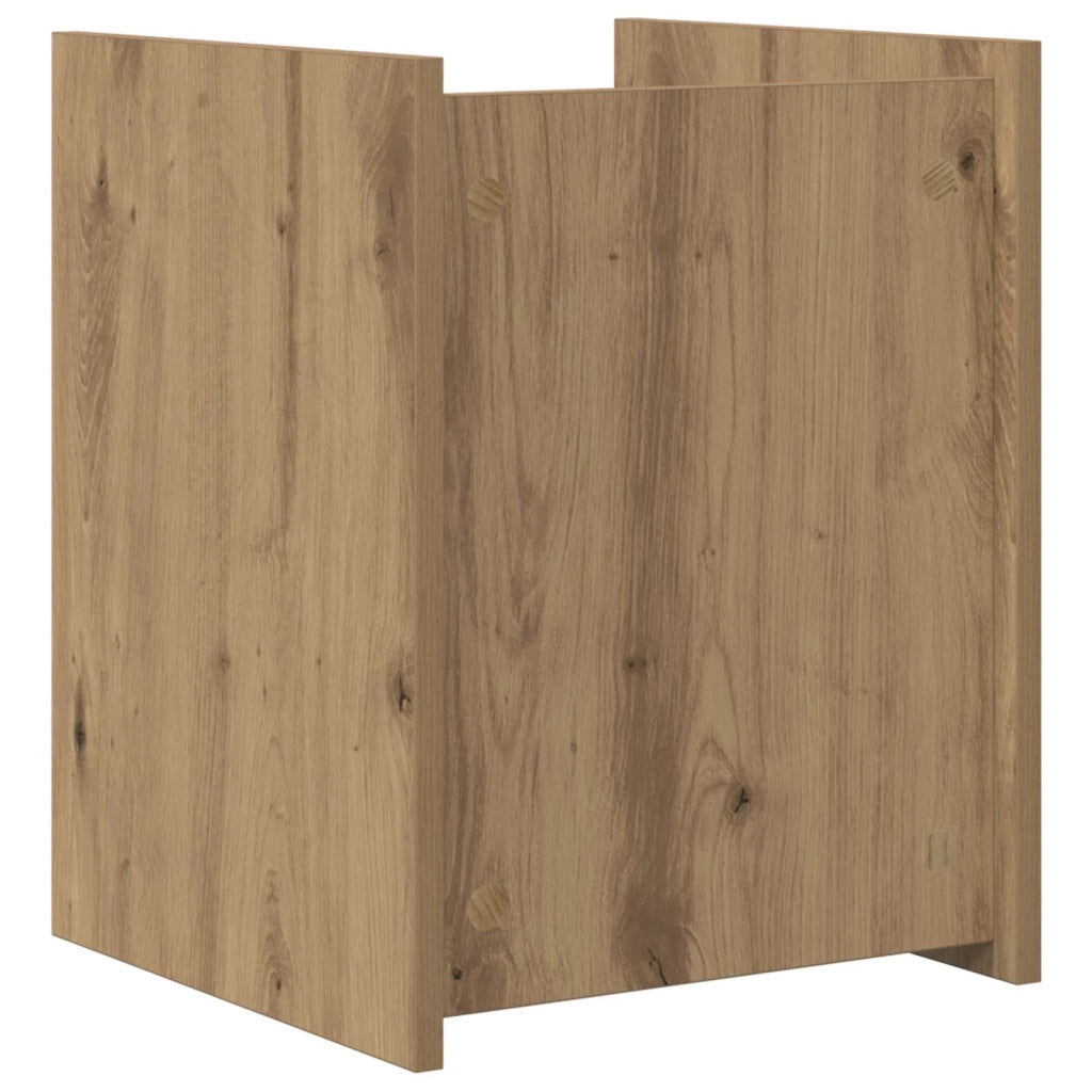 Scaffale per riviste Rovere artigianale 35 x 35 x 45 cm 890871
