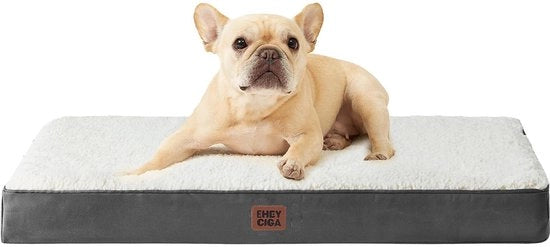 Cuscino per Cane da Appoggio per Piccoli Cani 76x51x9cm, Lavabile, Cuscino morbido per cani, Matrimoniale per cani, Matrimoniale per cani per appoggio, Beige