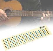 Accessori per chitarra - Striscia di adesione per la tastiera - Adesivi per la pratica della chitarra - Ideali per principianti - Impara gli accordi in modo più rapido - Migliora le tue abilità musicali.