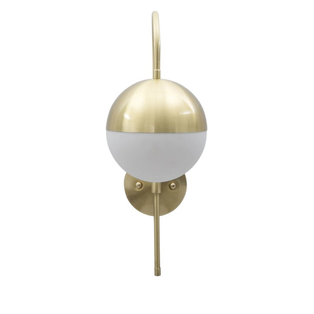 Lampada a Parete VKH51, Oro, Metallo, 19x31x51 cm