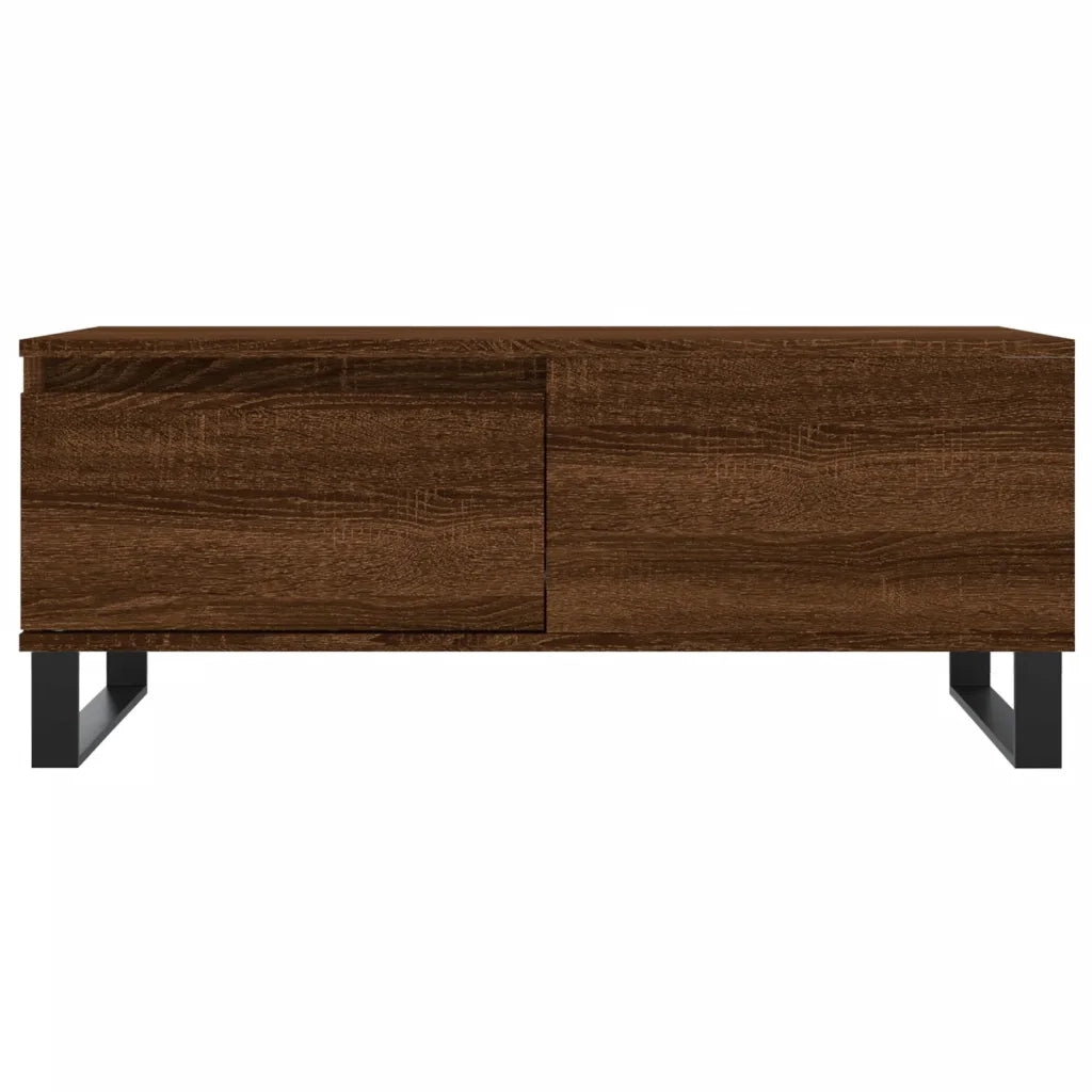 Tavolino da salotto | Tavolino da caff¨¨ | Tavolino da Soggiorno Rovere Marrone 90x50x36,5 cm in Multistrato