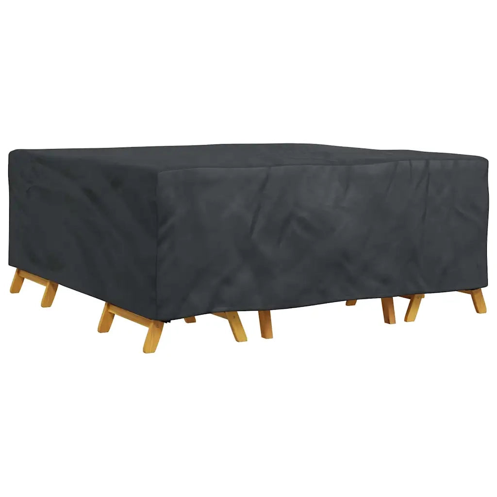 vidaXL Copertura per mobili da esterno Nero 200 x 190 x 85 cm 420D