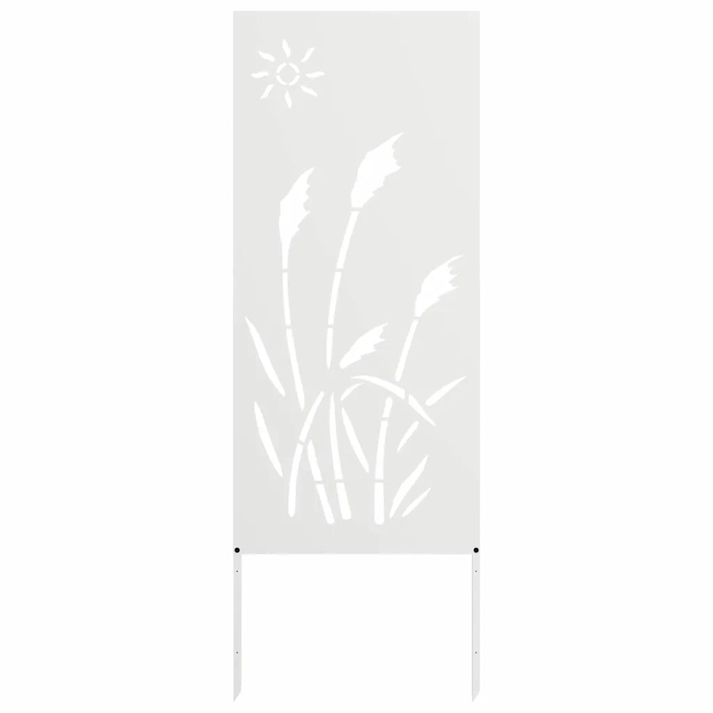 Schermo per privacy in giardino Traforo Bianco 50 x 140 cm CFW6083414