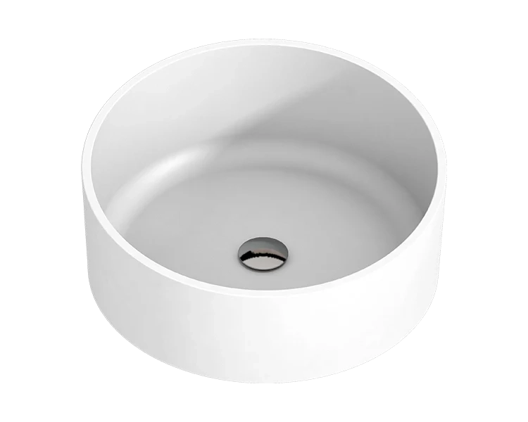 Lavabo da appoggio Solid Surface ARENA - bianco