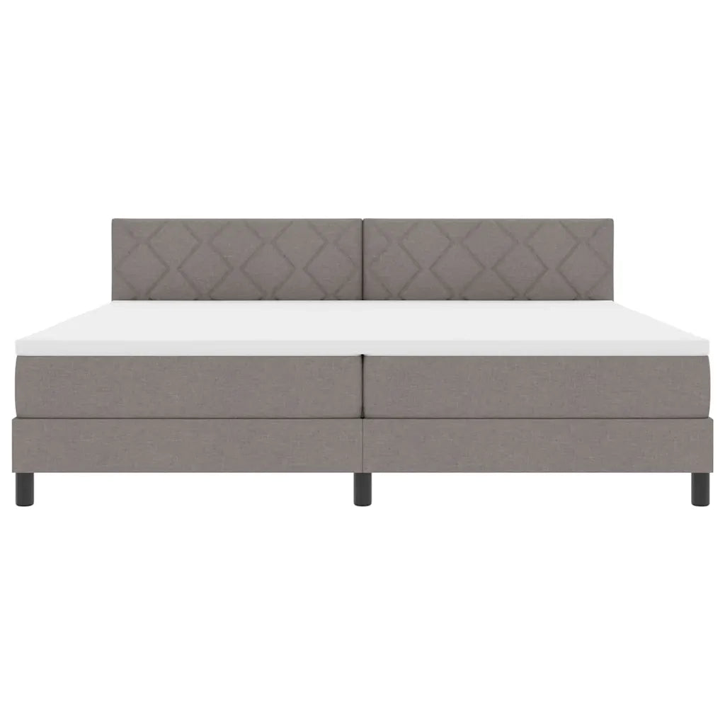 Letto a molle con testiera Talpa 200 x 200 cm Tessuto 3338794