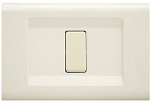 Placca Click 1F Avorio FEB 2581/A