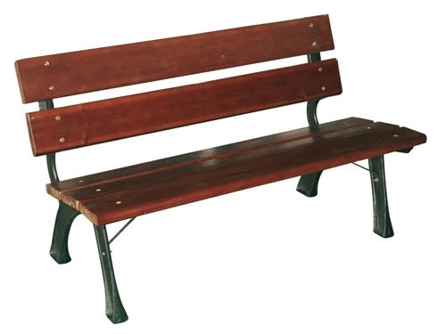 PANCHINA IN GHISA NERA HYDE PARK JUNIOR 120X59XH70 CM