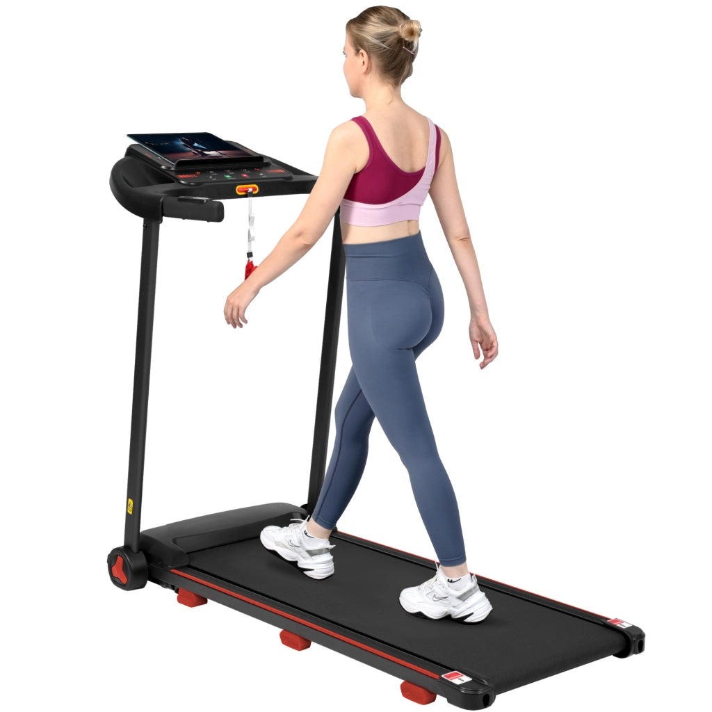 Tapis Roulant Pieghevole 3,0 HP fino a 14 km/h con Inclinazione 8%, Bluetooth e Portata 120 kg