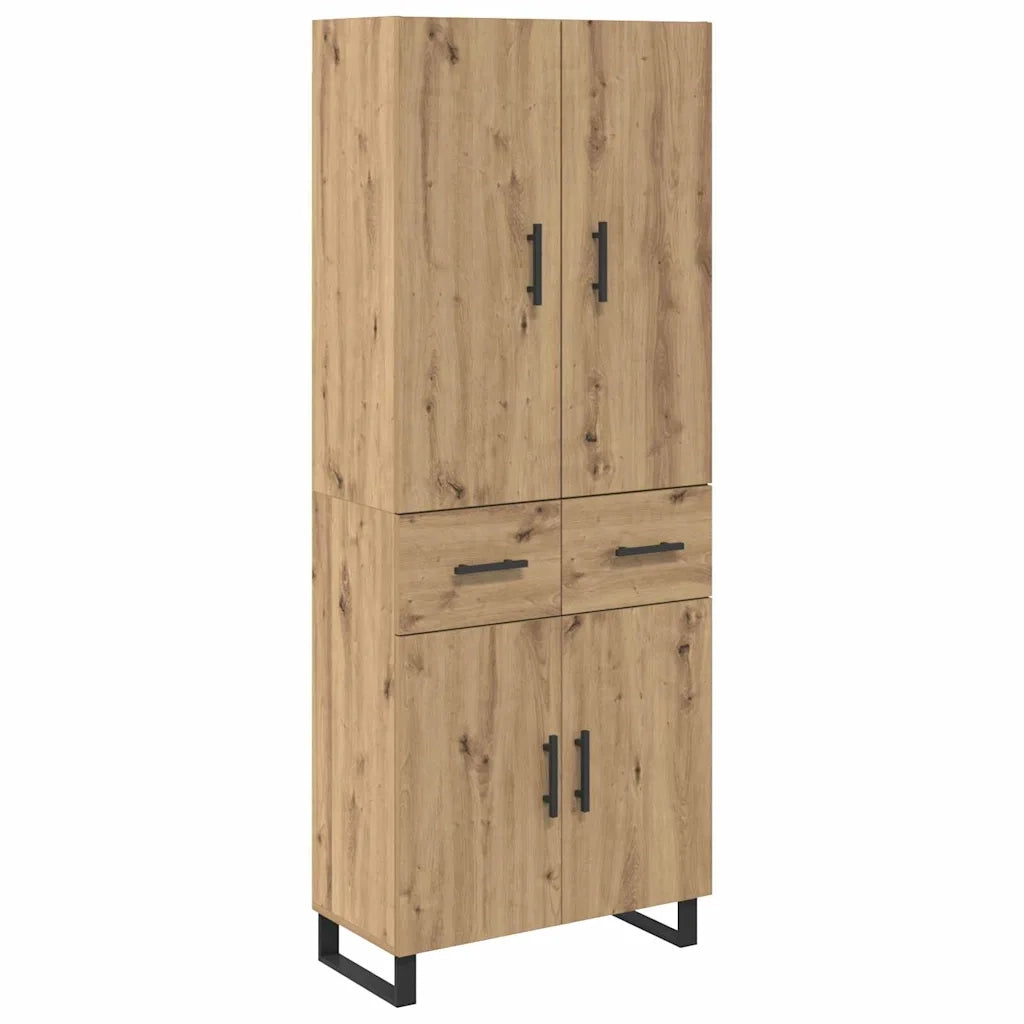 Credenza 2 pcs Rovere artigianale 69,5 x 34 x 180 cm 3415965