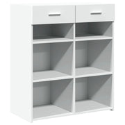 Buffet credenza cassettiera armadio mobile contenitore organizer per cucina soggiorno salotto 80 x 42,5 x 93 cm legno ingegnerizzato bianco 02_0030520