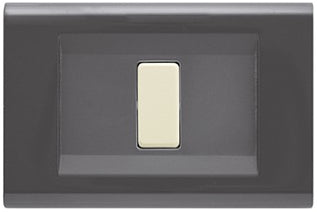 Placca Click 1F Grigio Scuro FEB 2581/GS