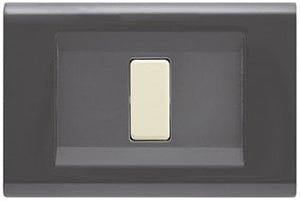 Placca Click 1F Grigio Scuro FEB 2581/GS