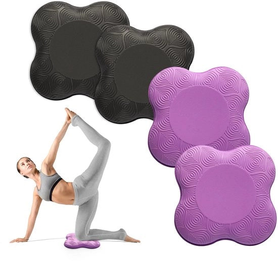 Pacchetto di 2 supporti per ginocchia e caviello - schiuma extra spessa per ginocchia, caviello, polsi, mani e testa - supporti per Pilates e ginocchia - schiuma per uomini e donne