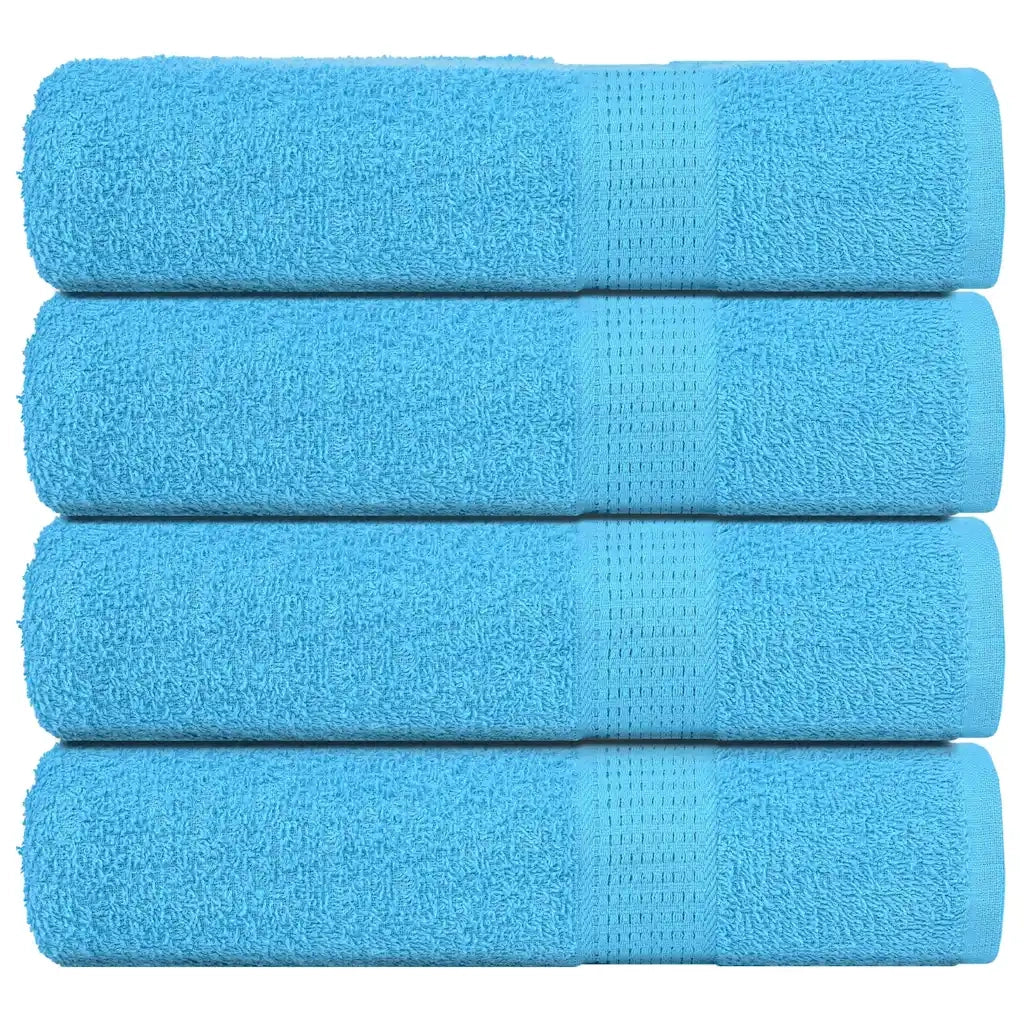 Asciugamani FROGN 4 pz Turchese 50x100 cm 360 g/m² 136975