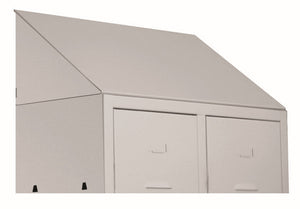 tetto inclinato per spogliatoio 2 posti 68,5x35 cm cod:ferx.74320