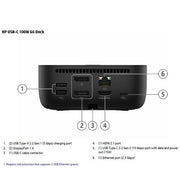 Hp usb-c 100w g6 dock - 9X3V1UT#ABZ