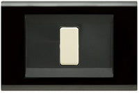 Placca Click 1F Nero FEB 2581/N