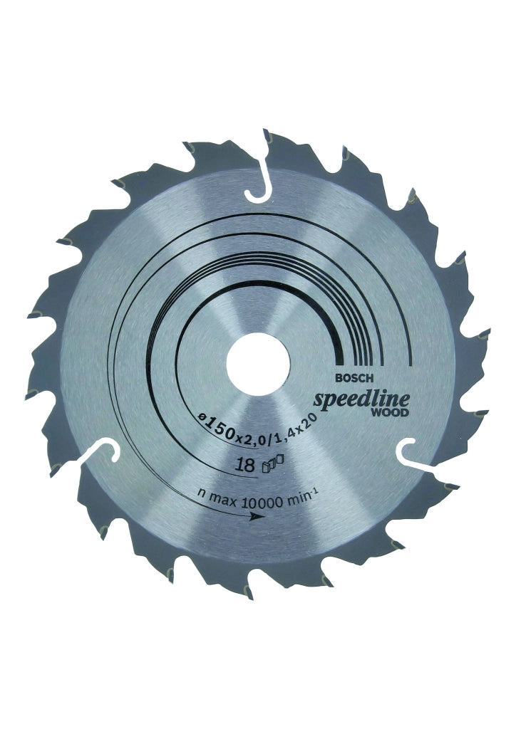 2608640781 - Lama per sega circolare Speedline Wood 150 x 20 x 2,0 mm, 18