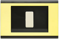 Placca Click 1F Nero e Oro FEB 2581/NOR