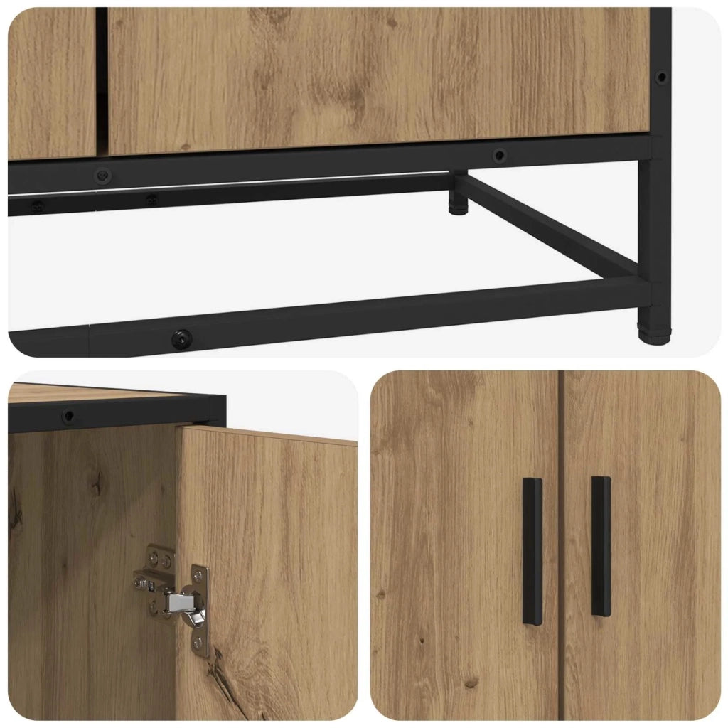 Credenza Rovere Artigianale 134 x 35 x 76 cm 3446627