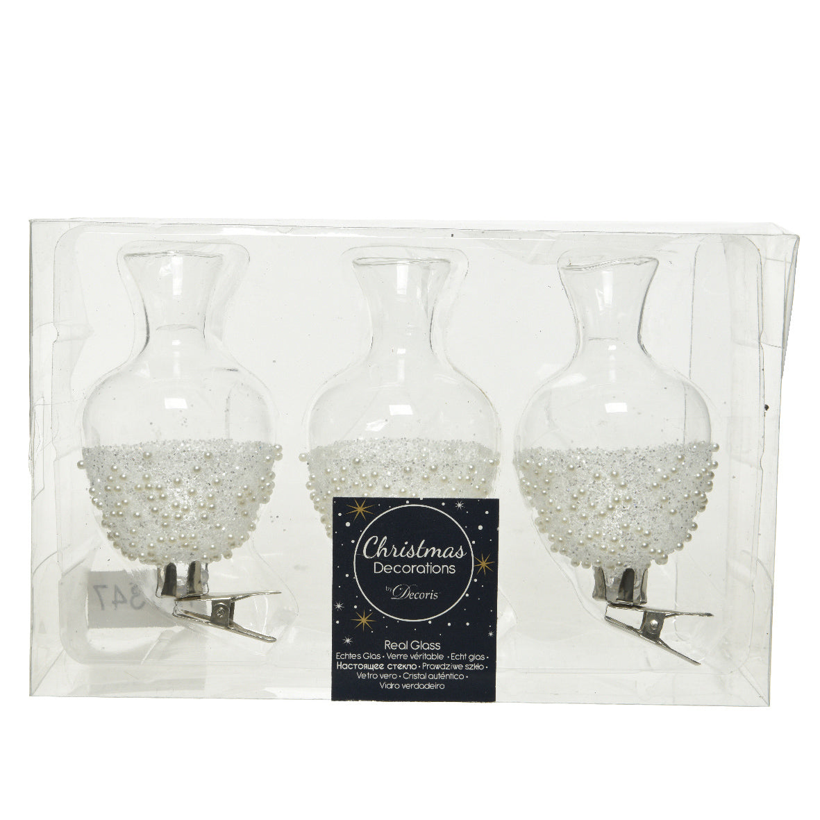 SET 3 VASETTI CON CLIP