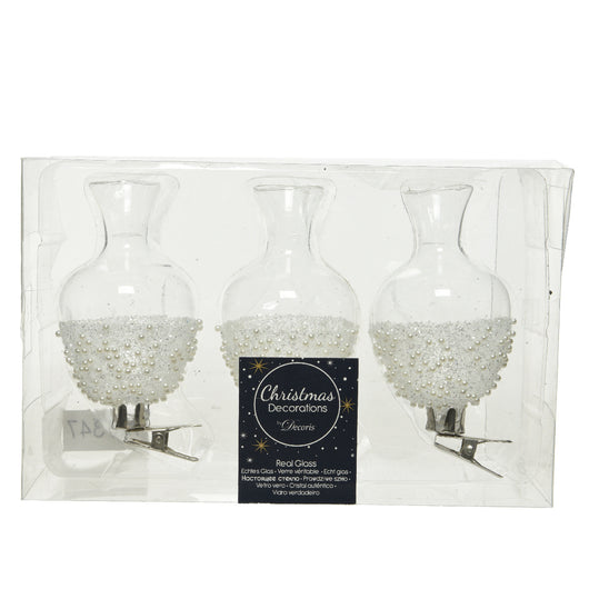 SET 3 VASETTI CON CLIP