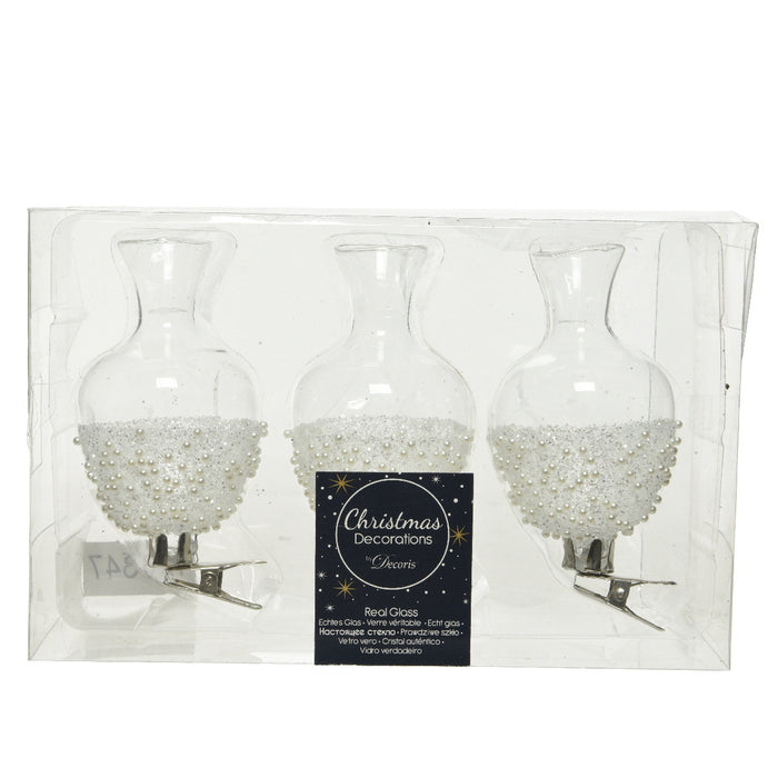 SET 3 VASETTI CON CLIP