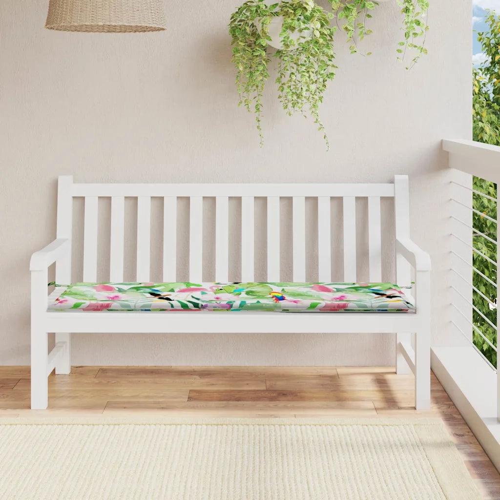 Cuscino Panca Giardino-Cuscini per panchina da esterno Multicolore 150x50x4cm in Tessuto Oxford