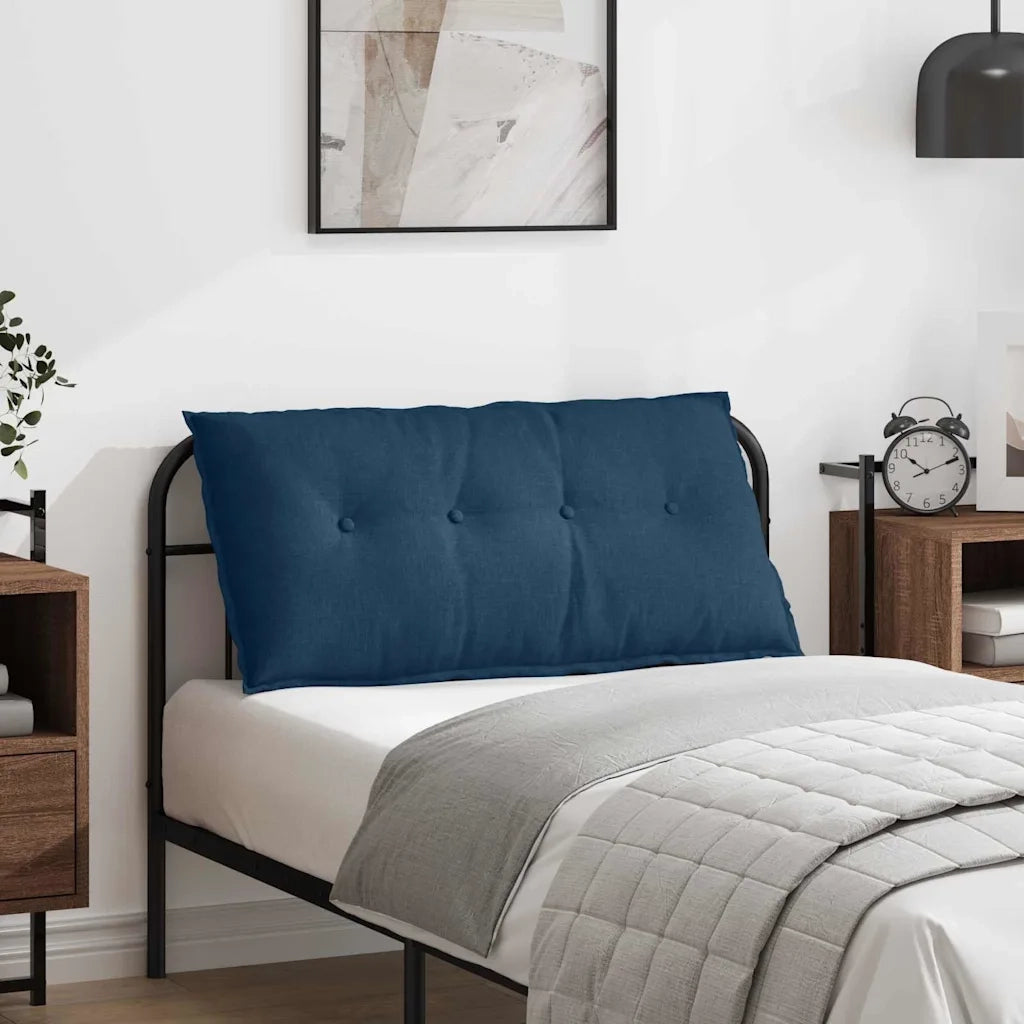 Cuscino per Schiena | Cuscino dorsale Blu 100 x 19 x 50 cm Tessuto