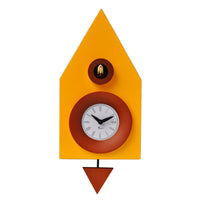 Orologio a Cucù da Parete 20X36X13Cm Pirondini Italia Dark Giallo Melone