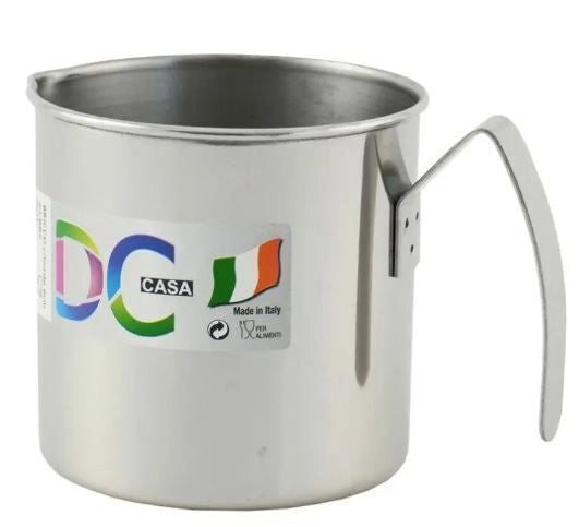 Bricco Cilindrico in acciaio inox Cm 10