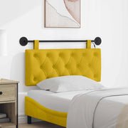 Testiera sospesa Con luce LED Giallo Velluto
