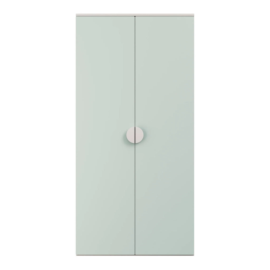 Mobiletto/scaffale per bambini 123 x 60 x 40 cm bianco verde menta 03_0008926