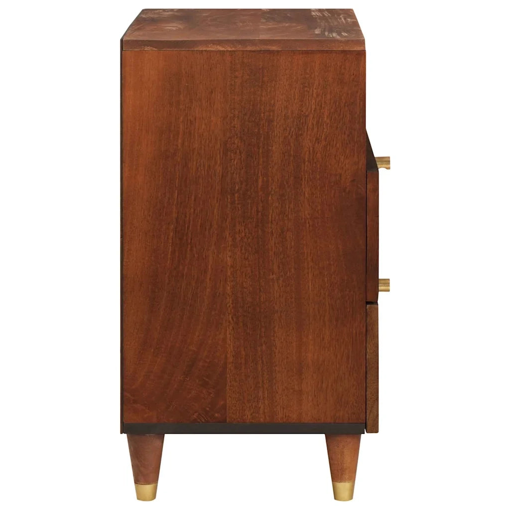 Comodini | Armadio da Notte | Mobiletto da notte con cassetto 50 x 33 x 62 cm Legno di mango massello