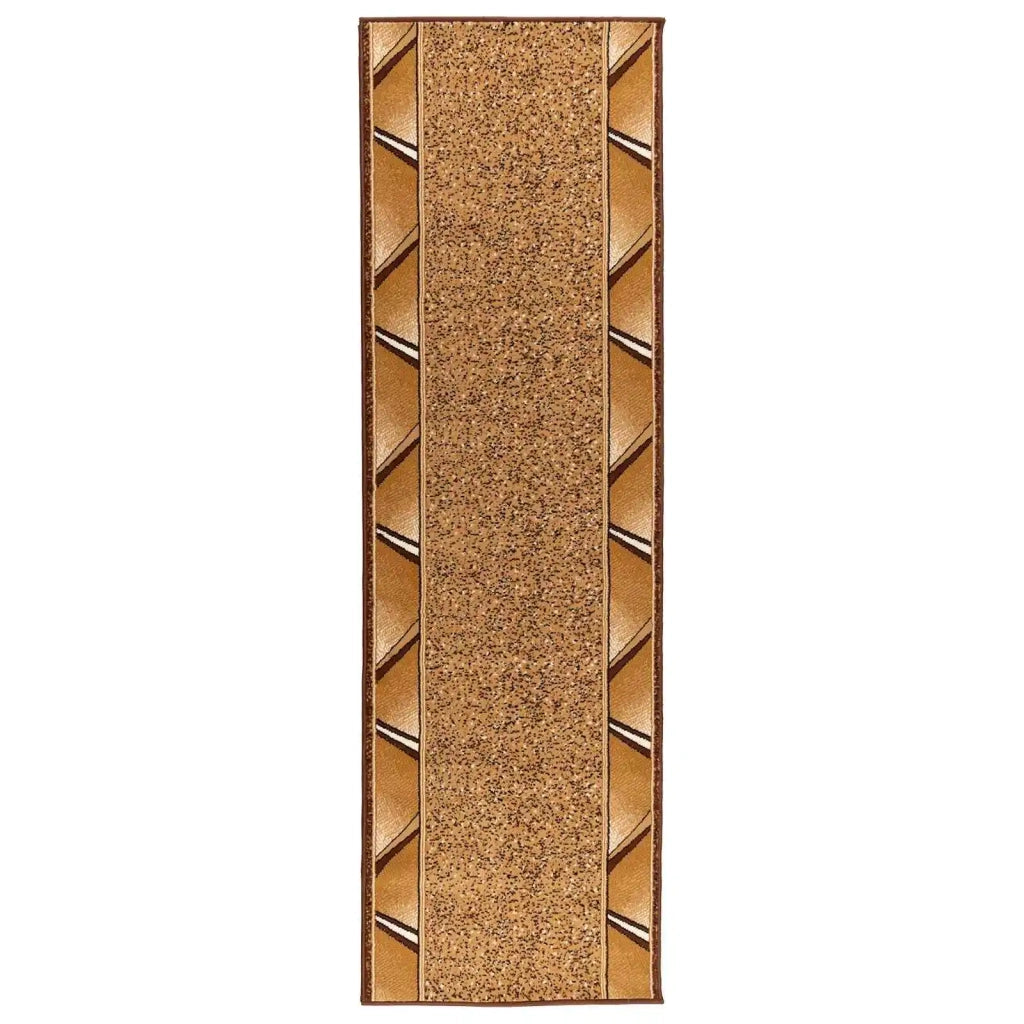 Tappeto Runner FLORNES Tessuto Ocra 67 x 250 cm PP 7 mm 42057361