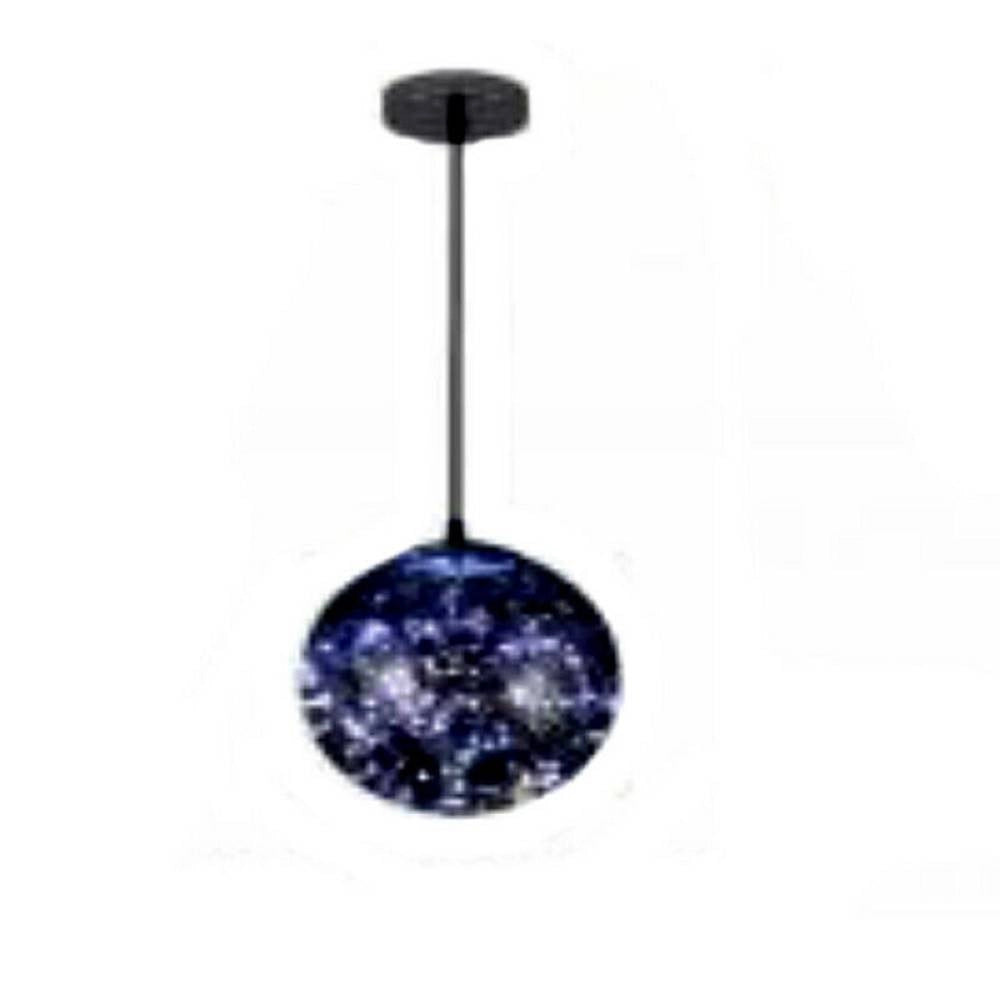 Trade Shop - Lampadario Led 10w Sfera Effetto Cielo Stellato In Vetro A Luce 7500k 3000k A47 -